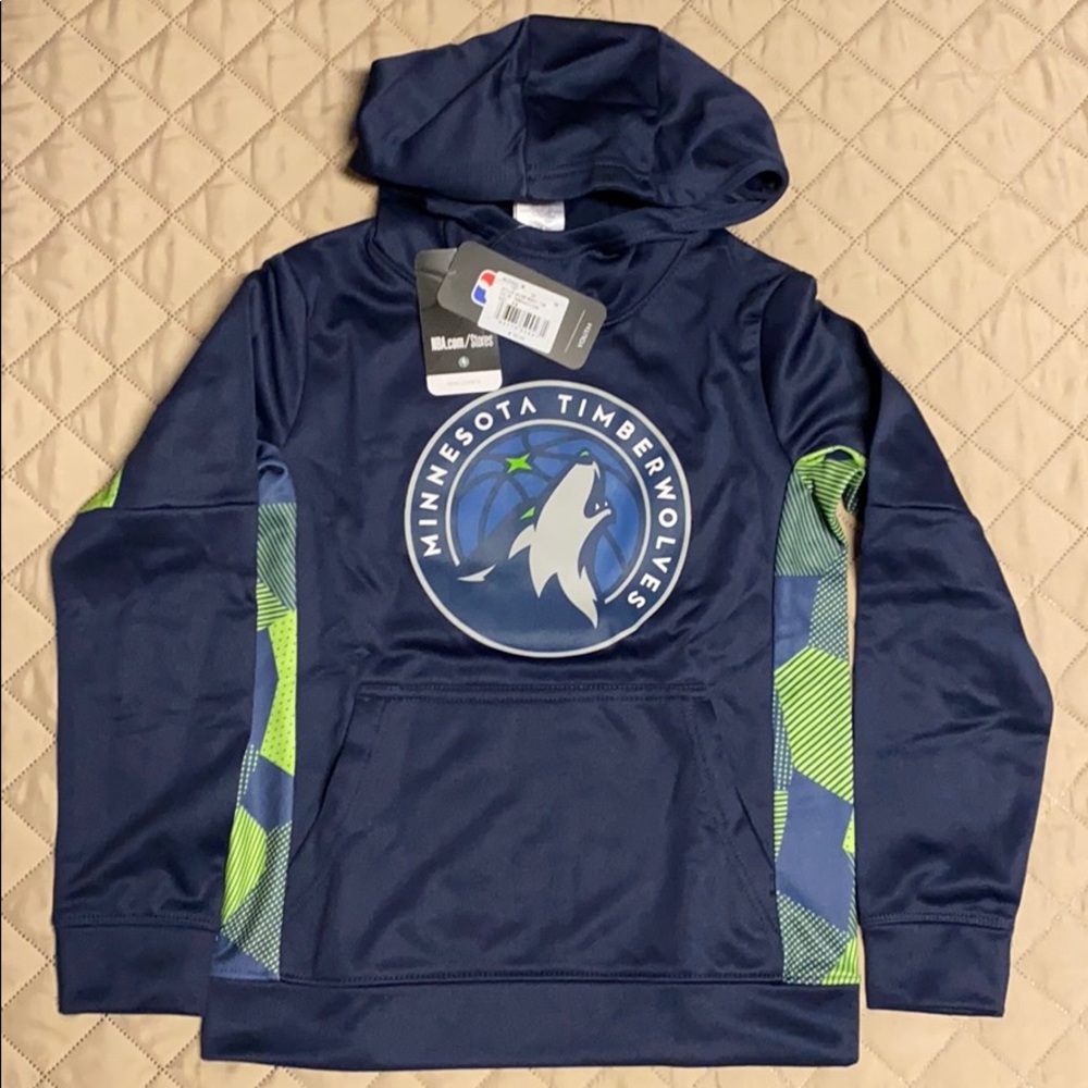 NBA brand Youth Timberwolves hoodie. Size Small.